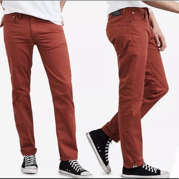Levi's Other - Levi’s 511 Commuter Pants Red Paint 32 x 34
